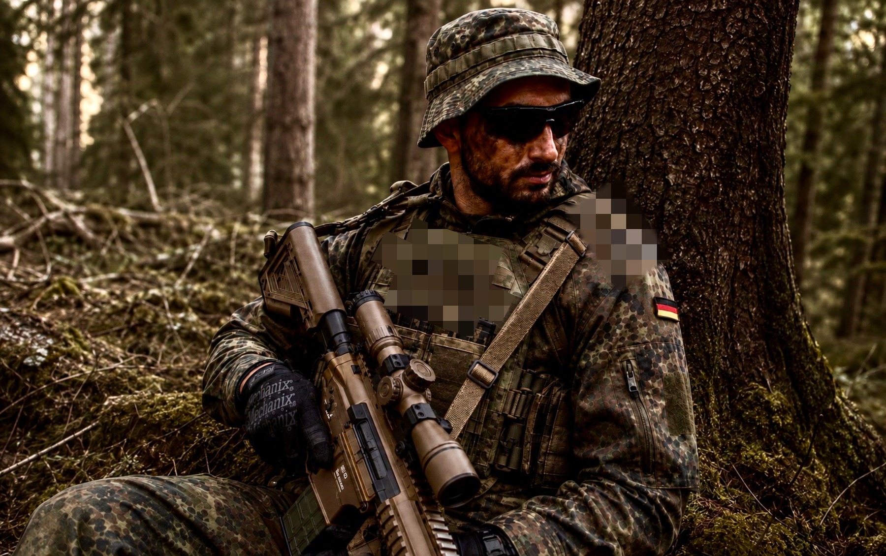 Dimitrios V. Smirnich during military service in Germany